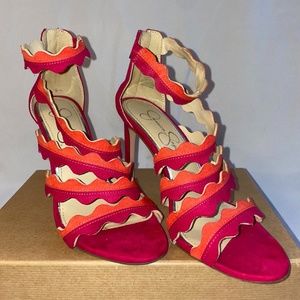 Neon Pink/Orange Jessica Simpson Heels